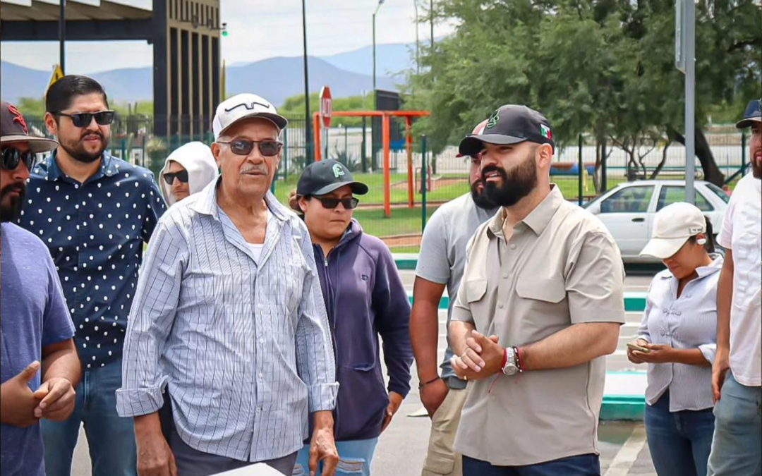 PARQUE LAS CAMELIAS RECIBE EQUIPO DE MANTENIMIENTO EN MATEHUALA