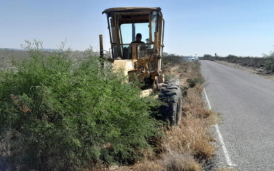 REALIZAN CONSERVACIÓN CARRETERA EN TRAMO DE CEDRAL