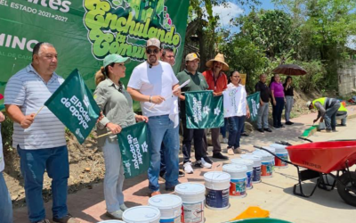 INICIAN OBRAS VIALES Y URBANAS EN TAMPAMOLÓN