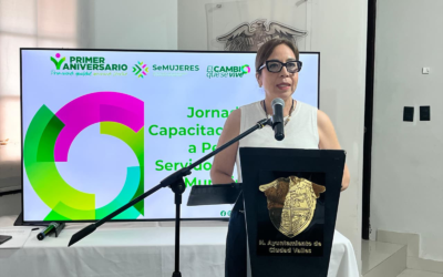 CAPACITAN A FUNCIONARIOS EN PREVENCIÓN DE VIOLENCIA DE GÉNERO EN CIUDAD VALLES