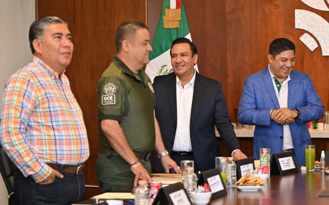 GOBIERNO DE SAN LUIS POTOSÍ MANTIENE REUNIONES SOBRE SEGURIDAD