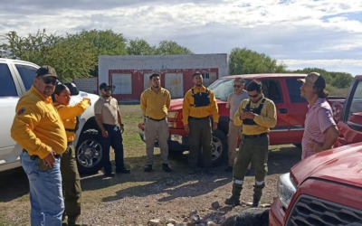 MANTIENEN OPERATIVO CONTRA INCENDIO FORESTAL EN CHARCAS