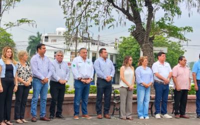 ACTO CÍVICO EN CIUDAD VALLES POR EL NATALICIO DE MIGUEL HIDALGO