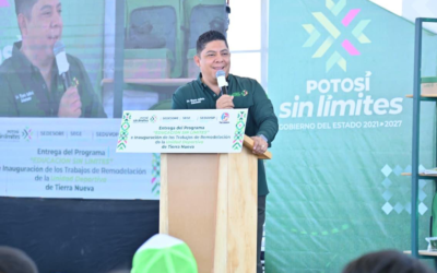 AVANZA MODERNIZACIÓN DE CAMINO A LA LIBERTAD EN SAN LUIS POTOSÍ