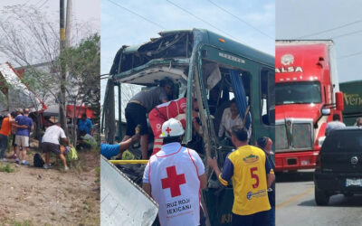 PASAJEROS AMPUTADOS EN CHOQUE DE VENCEDOR Y TRÁILER