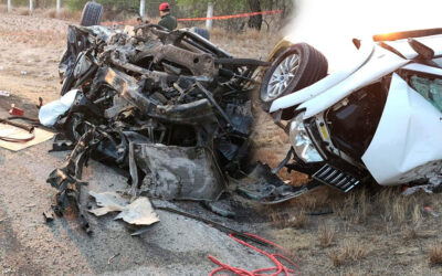 DOS MUERTOS Y TRES HERIDOS DEJA CHOQUE FRONTAL EN CARR. RIOVERDE – RAYÓN