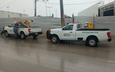 INSPECCIONAN OBRA EN CIUDAD VALLES POR FUERTES VIENTOS