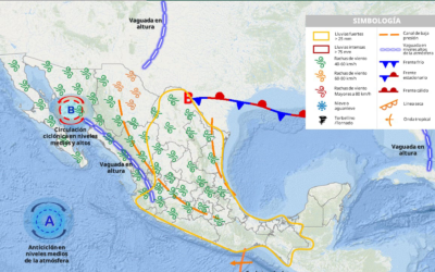 PRONOSTICAN LLUVIAS PARA LA HUASTECA DURANTE LA SEMANA