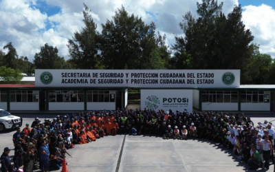 REALIZAN SIMULACRO DE EMERGENCIAS PARA PERSONAL DE SEGURIDAD EN SLP