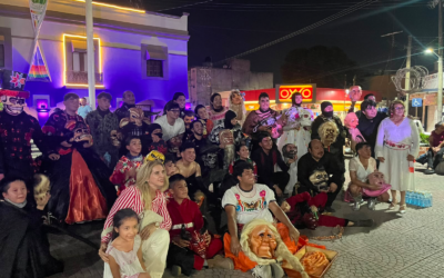 REPRESENTAN RITUAL DE BENDICIÓN DE SEMILLAS DURANTE ACTIVIDAD CULTURAL EN CIUDAD VALLES
