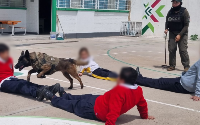 GCE REALIZA ACTIVIDADES DE PROXIMIDAD SOCIAL EN ESCUELAS DE LA CAPITAL POTOSINA
