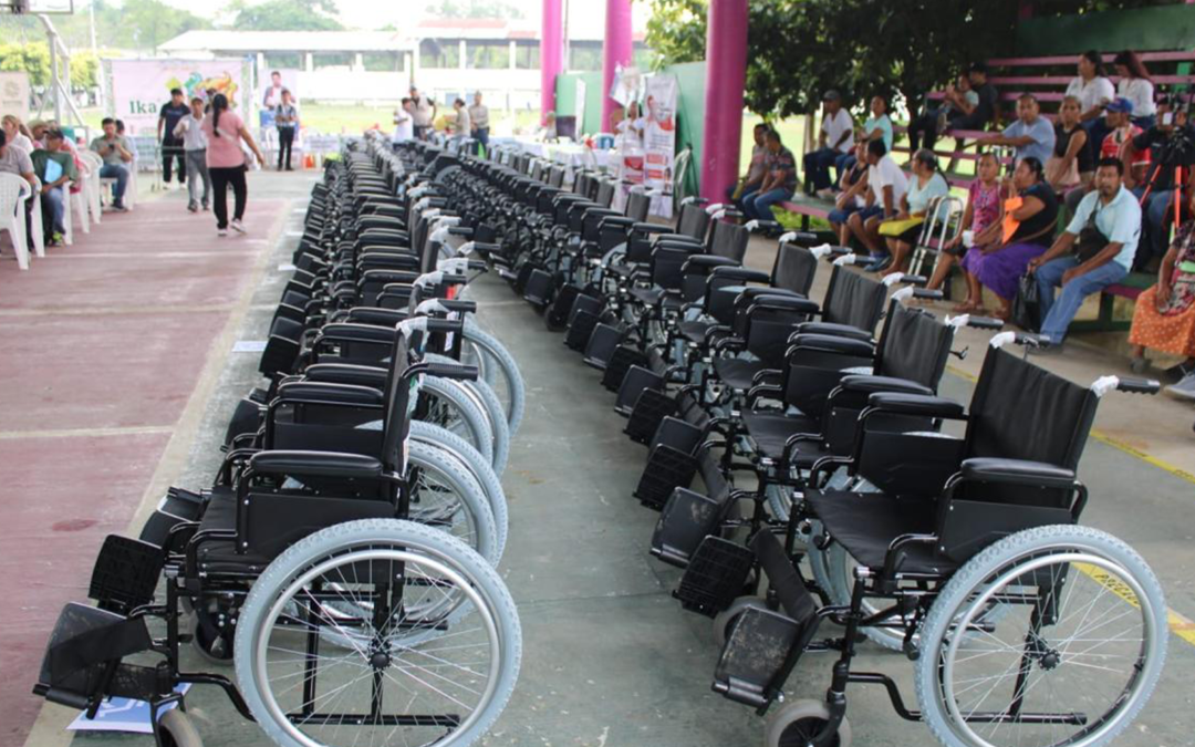 MATLAPA INICIA ENTREGA DE 436 SILLAS DE RUEDAS