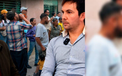 PROTESTA CON TUFO A GALINDO Y ZUMAYA