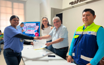CIUDAD VALLES CERTIFICA A 30 GUÍAS TURÍSTICOS EN PRIMEROS AUXILIOS