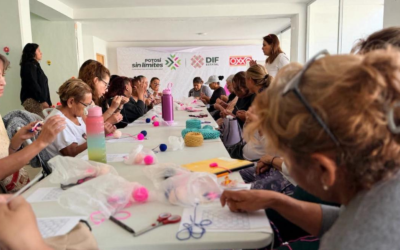 INICIAN TALLER DE CROCHET PARA ADULTOS MAYORES EN LA CAPITAL POTOSINA