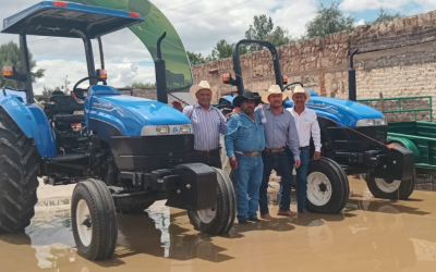 PRODUCTORES DE SAN LUIS POTOSÍ RECIBEN MAQUINARIA PARA ACTIVIDADES AGROPECUARIAS
