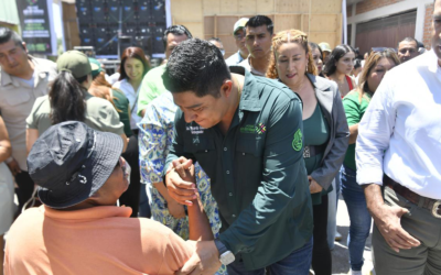 EN CIUDAD FERNÁNDEZ, ARRANCAN OBRAS VIALES Y ENTREGAN APOYOS