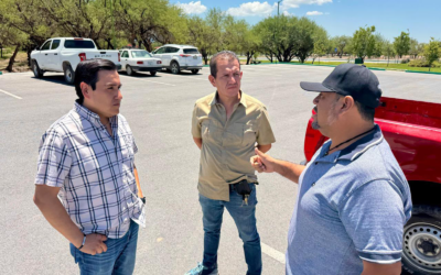 MATEHUALA REVISA CONDICIONES DEL PARQUE LAS CAMELIAS