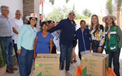 SAN LUIS POTOSÍ DISTRIBUYE DESPENSAS EN TRES MUNICIPIOS