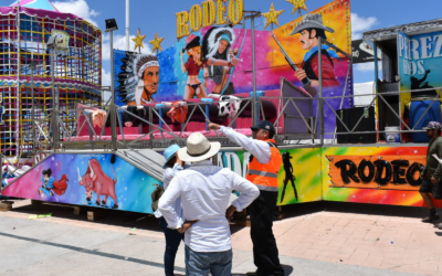 PROTECCIÓN CIVIL INSPECCIONA JUEGOS MECÁNICOS DE LA FENAPO