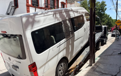 RETIRAN OCHO UNIDADES IRREGULARES DEL TRANSPORTE EN MATEHUALA
