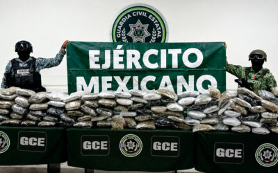 DECOMISAN 90 KILOS DE MARIHUANA EN OPERATIVO EN LA CAPITAL POTOSINA