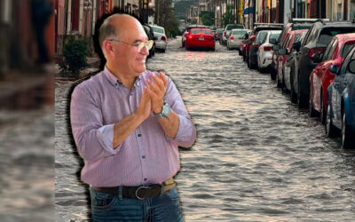 GALINDO EN GIRA; LA CAPITAL BAJO EL AGUA