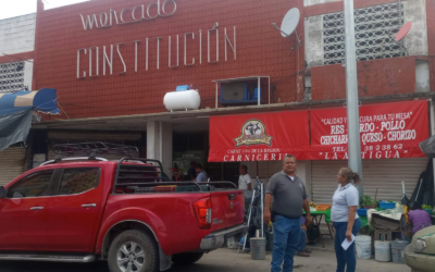 SUPERVISAN RUTAS DE EVACUACIÓN Y EXTINTORES EN MERCADOS DE CIUDAD VALLES