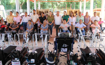 ENTREGAN 581 APOYOS FUNCIONALES A PERSONAS CON DISCAPACIDAD EN SLP
