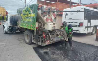 SAN ÁNGEL I Y II RECIBEN MANTENIMIENTO VIAL EN SAN LUIS POTOSÍ