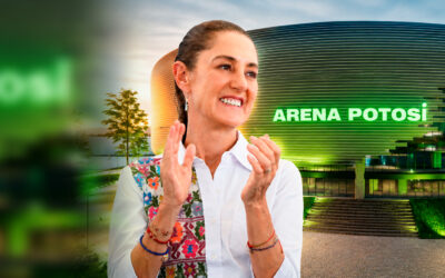 SHEINBAUM LLEGA EL VIERNES A LA ARENA POTOSÍ