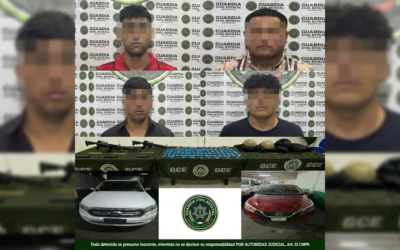 CAEN CUATRO PRESUNTOS INTEGRANTES DE CÉLULA DELICTIVA EN MATEHUALA