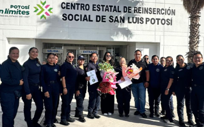 PERSONAL PENITENCIARIO CONCLUYE CASI 30 AÑOS EN SAN LUIS POTOSÍ
