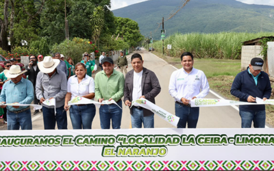 OBRAS VIALES Y ESCRITURAS BENEFICIAN A HABITANTES DE EL NARANJO Y CIUDAD DEL MAÍZ