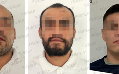 TRES DETENIDOS POR TRIPLE HOMICIDIO EN SLP