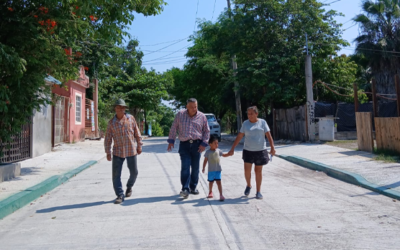 SUPERVISAN OBRAS DE PAVIMENTACIÓN EN CIUDAD VALLES