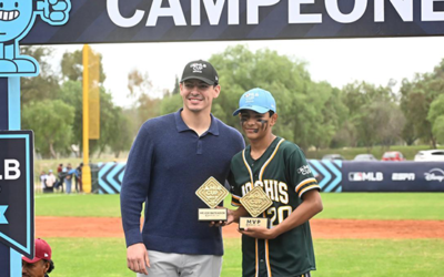 BRANDON VALENZUELA DESTACA INSTALACIONES DE BEISBOL EN SAN LUIS POTOSÍ
