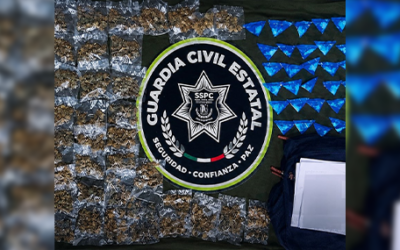 DETIENEN A HOMBRE CON 100 DOSIS DE PRESUNTA DROGA EN CIUDAD VALLES
