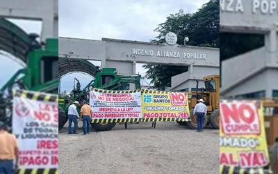 CAÑEROS BLOQUEAN EL INGENIO DE TAMBACA POR FALTA DE PAGOS