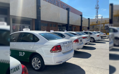 TAXISTAS DE SAN LUIS POTOSÍ REPORTAN CAÍDA EN SUS INGRESOS